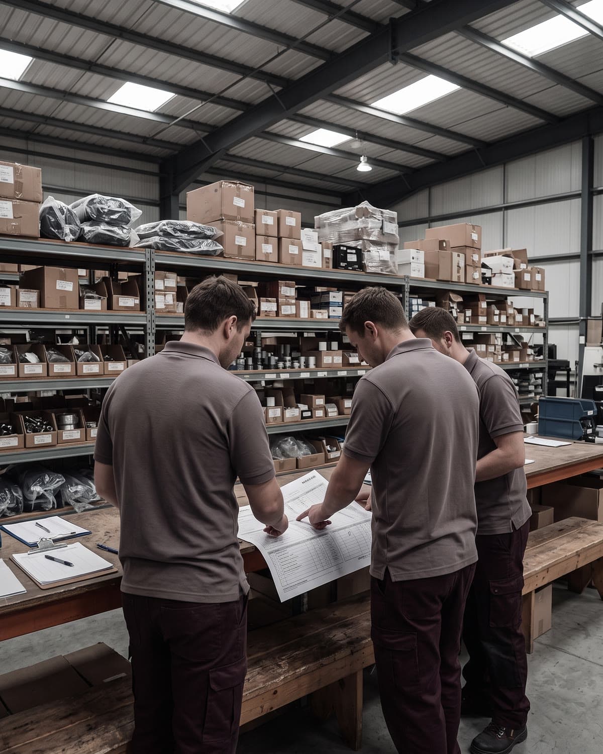 Fast Track team at work supplying building materials and industrial products in Dubai
